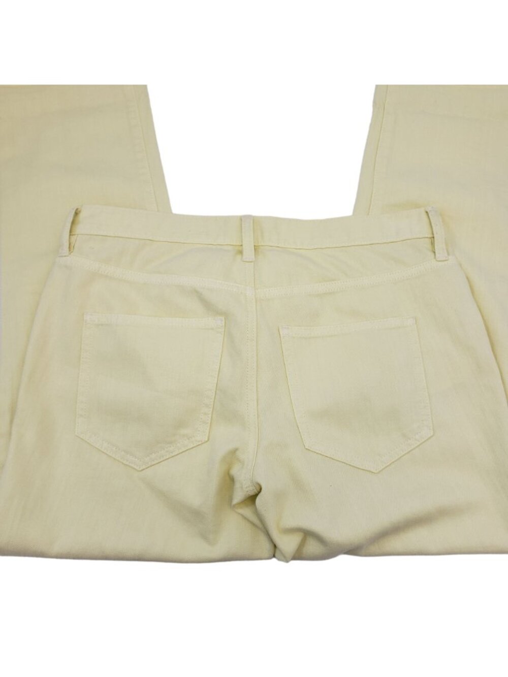 Loft Sunny Yellow Boyfriend Button Fly Jeans Size 26 - Picture 7 of 9